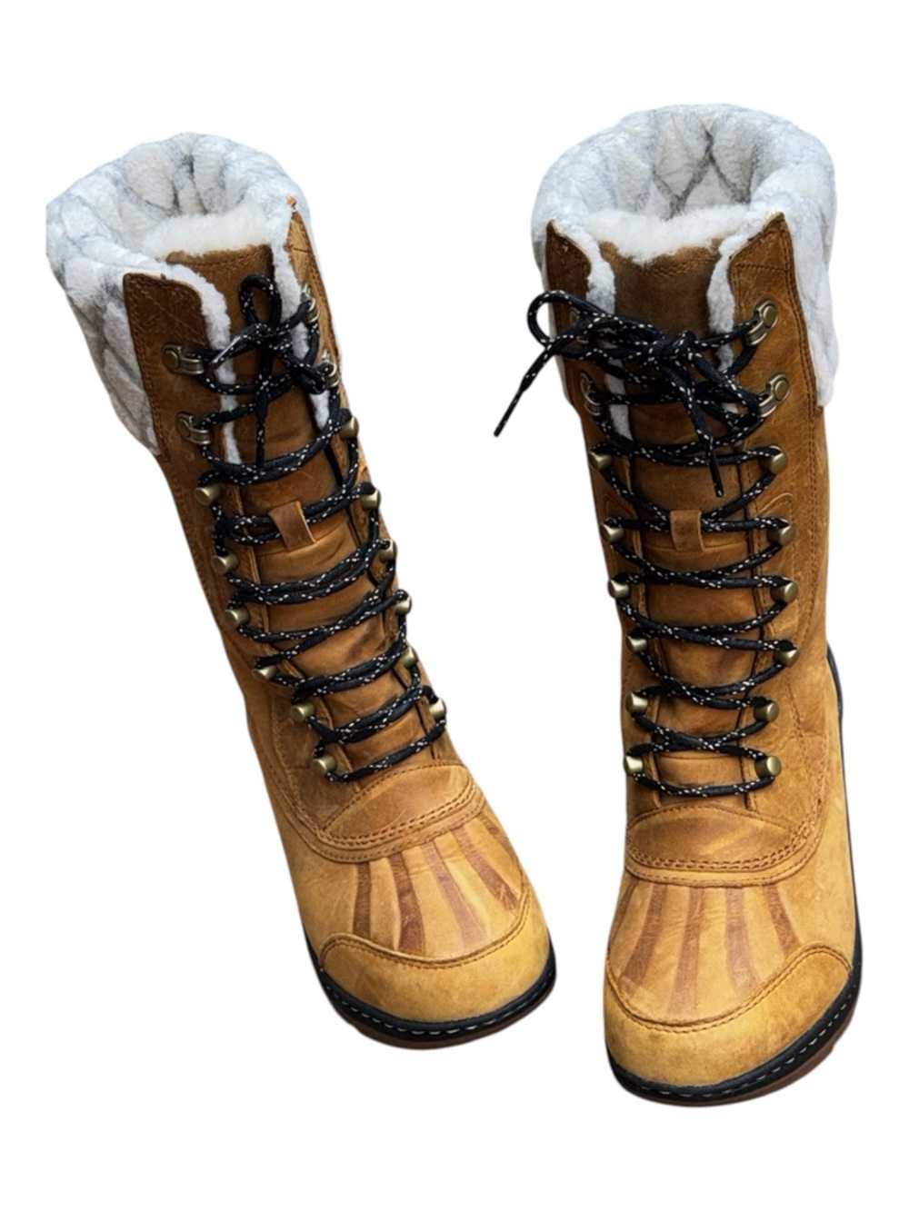 SOREL Whistler Tall Snow Boots Camel Brown Size 7.5 EUC - Picture 4 of 12